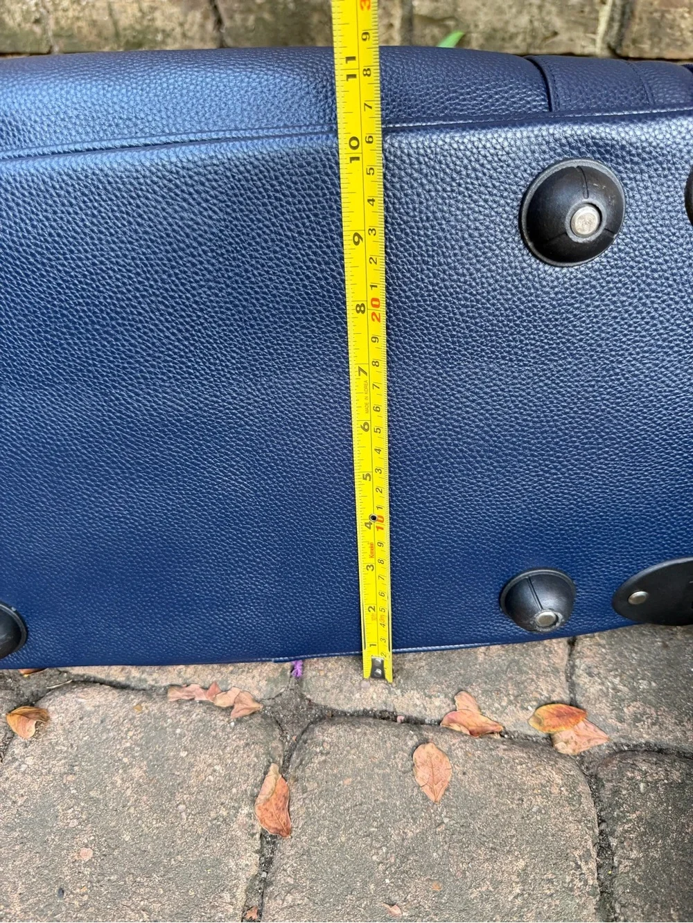 Florida Marine FMI Rolling Travel Duffel Bag Navy Blue 19